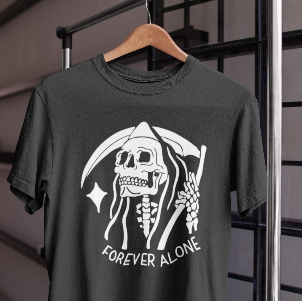 T-shirt "Forever Alone" reaper